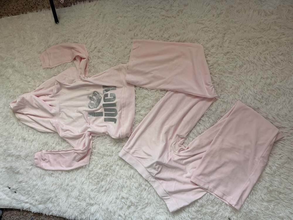 M Juicy Couture Ribbed Jersey and pants in Peach SUPER CUTE - Picture 8 of 9